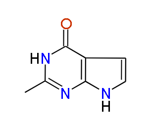 2-Methyl-3H-pyrrolo[2,3-d]pyrimidin-4(7H)-one, 97%