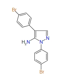 1,4-Bis(4-bromophenyl)-1H-pyrazol-5-amine, 97%