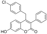 4(4’-Chlorobenzyl)-7-hydroxy-3-phenylcoumarin