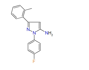 1-(4-Fluorophenyl)-3-o-tolyl-1H-pyrazol-5-amine