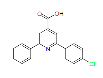 2-(4-Chlorophenyl)-6-phenylpyridine-4-carboxylic acid, 97%