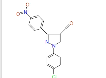 1-(4-Chlorophenyl)-3-(4-nitrophenyl)-1H-pyrazole-4-carbaldehyde, 97%