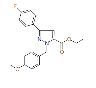 Ethyl 1-(4-methoxybenzyl)-3-(4-fluorophenyl)-1H-pyrazole-5-carboxylate