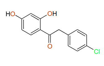 2-(4-Chlorophenyl)-1-(2,4-dihydroxyphenyl)ethanone, 97%