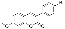 3(4’-Bromophenyl)-7-methoxy-4-methylcoumarin