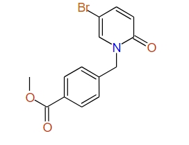 Methyl 4-((5-bromo-2-oxopyridin-1(2H)-yl)methyl)benzoate