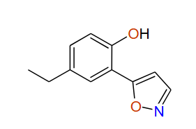 4-Ethyl-2-(isoxazol-5-yl)phenol, 97%