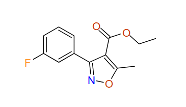 3-(3-Fluorophenyl)-5-methylisoxazole-4-carboxylic acid ethyl ester