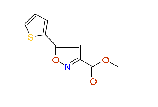 Methyl 5-(thiophen-2-yl)isoxazole-3-carboxylate, 97%