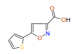 5-(Thiophen-2-yl)isoxazole-3-carboxylic acid, 97%