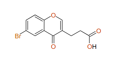 3-(6-Bromo-4-oxo-4H-chromen-3-yl)propanoic acid, 97%