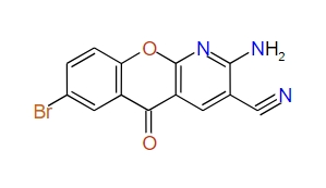 2-Amino-7-bromo-5-oxo-5H-chromeno[2,3-b]pyridine-3-carbonitrile