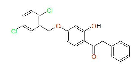 1-(4-(2,5-Dichlorobenzyloxy)-2-hydroxyphenyl)-2-phenylethanone, 97%