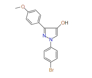 1-(4-Bromophenyl)-3-(4-methoxyphenyl)-1H-pyrazol-4-ol, 97%