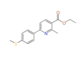 Ethyl 2-methyl-6-(4-(methylthio)phenyl)pyridine-3-carboxylate