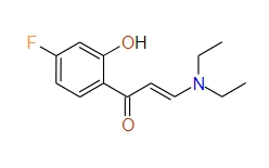 (E)-3-(Diethylamino)-1-(4-fluoro-2-hydroxyphenyl)prop-2-en-1-one, 97%