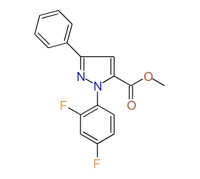 Methyl 1-(2,4-difluorophenyl)-3-phenyl-1H-pyrazole-5-carboxylate