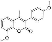8-Methoxy-3(4'-methoxyphenyl) coumarin
