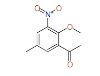 1-(2-Methoxy-5-methyl-3-nitrophenyl)ethanone, 97%