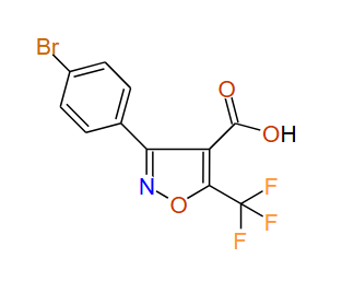 3-(4-Bromophenyl)-5-(trifluoromethyl)isoxazole-4-carboxylic acid, 97%