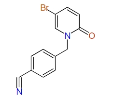 4-((5-Bromo-2-oxopyridin-1(2H)-yl)methyl)benzonitrile