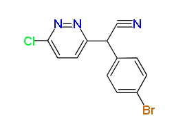 2-(4-Bromophenyl)-2-(6-chloropyridazin-3-yl)acetonitrile