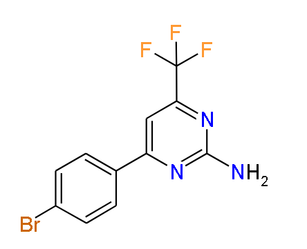 4-(4-Bromophenyl)-6-(trifluoromethyl)pyrimidin-2-amine, 97%