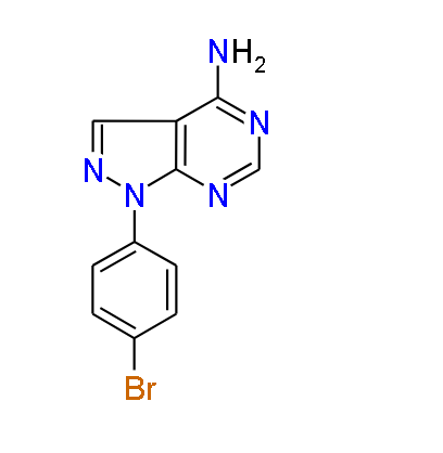 1-(4-Bromophenyl)-1H-pyrazolo[3,4-d]pyrimidin-4-amine, 97%