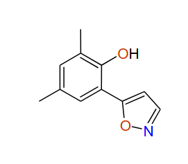 2-(Isoxazol-5-yl)-4,6-dimethylphenol, 97%