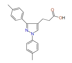 3-(1,3-Dip-tolyl-1H-pyrazol-4-yl)propanoic acid
